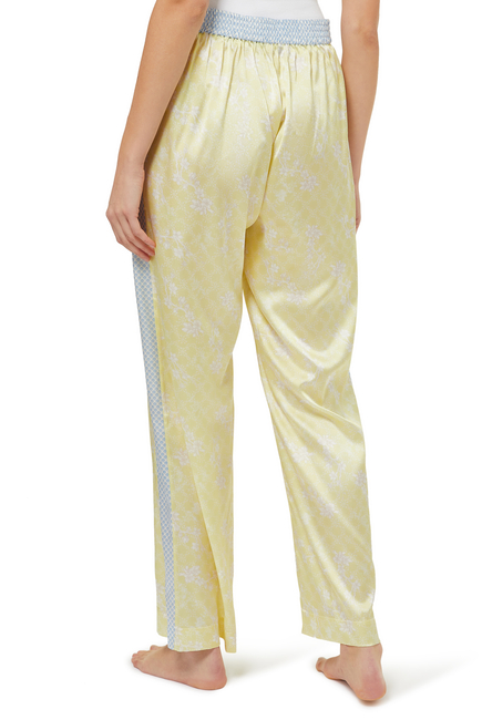 Golden Blossom Pajama Bottoms